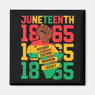 Afro-Amerikaans 1865 juneteenth zwarte geschiedeni Magneet