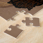 Afro-Amerikaans, Aanmoedigende Vrouwen, Bruin Legpuzzel (Zijkant)