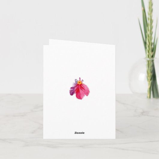 Afro-Amerikaans Afstuderen gevouwen bedankkaart (Achterkant)