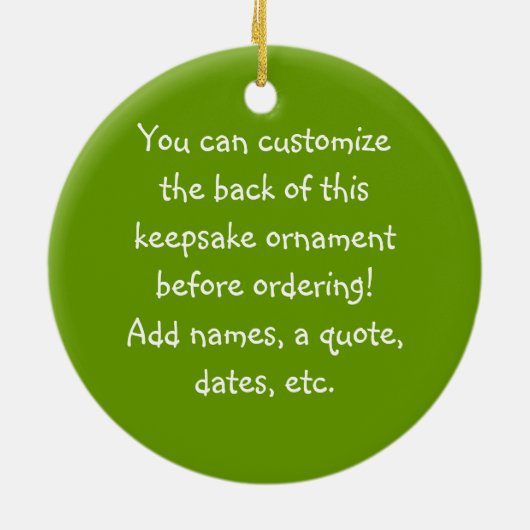  Afro-Amerikaans Baby Elf Ornament (Achterkant)