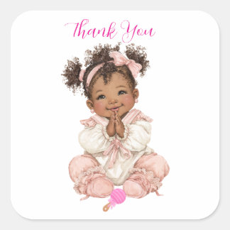 Afro-Amerikaans Baby Meisje sticker