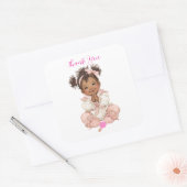 Afro-Amerikaans Baby Meisje sticker (Envelop)
