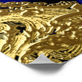 Afro-Amerikaans Baby shower Welkomstteken Poster (Hoek)