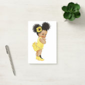 Afro-Amerikaans baby voor zonnebloemen Post-it® Notes (Kantoor)
