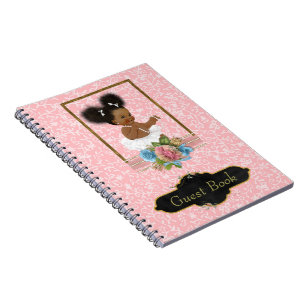 Afro-Amerikaans babyshower-gastenboek Notitieboek