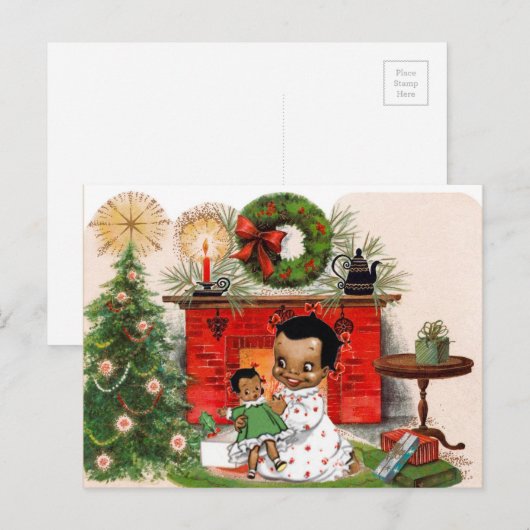 Afro-Amerikaans Briefkaart (Voorkant / Achterkant)