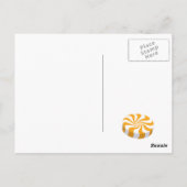 Afro-Amerikaans Candyland-meisje verjaardagsfeestj Briefkaart (Achterkant)