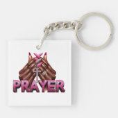 Afro-Amerikaans Christelijk "Faith" Inspirerend Sleutelhanger (Achterkant)