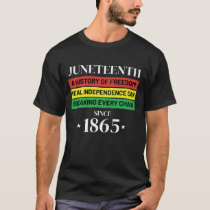 Afro-Amerikaans design voor zwarte geschiedenisove T-shirt