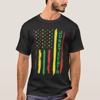 Afro-Amerikaans design voor zwarte geschiedenisove T-shirt