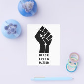 afro - amerikaans eerste zwarte leven symboliseert flyer (Enkel)