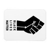 afro - amerikaans eerste zwarte leven symboliseert magneet (Horizontaal)