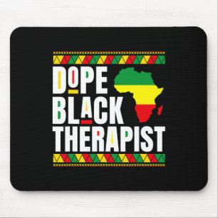Afro-Amerikaans - Fysiotherapie Geneesmiddel Zwart Muismat