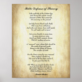 Afro-Amerikaans gedicht bijbelverdediging slaverni Poster