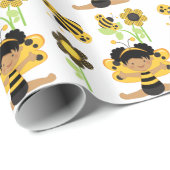 Afro-Amerikaans gierspoelpapier Cadeaupapier (Rol Hoek)