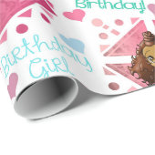 Afro-Amerikaans gierspostpapier Cadeaupapier (Rol Hoek)