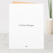 Afro-Amerikaans handvat en cadeautje Kaart (Achterkant)