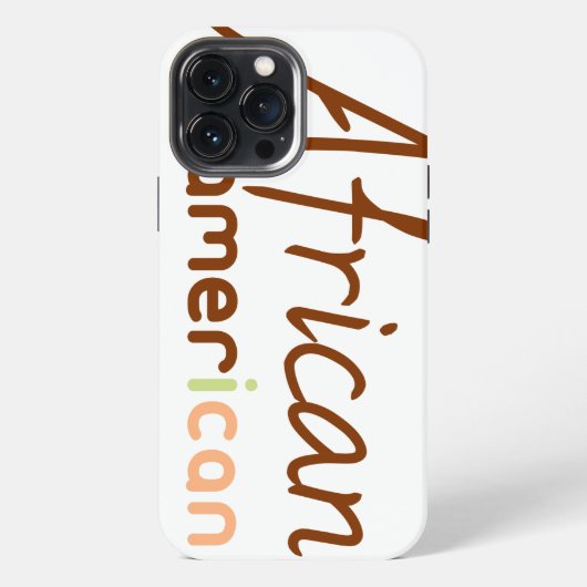 Afro-Amerikaans iPhone Hoesje (Achterkant)