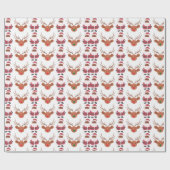 Afro-Amerikaans kerstcadeaupapier Cadeaupapier (Vlak)