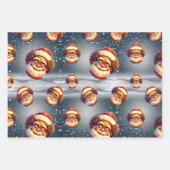 Afro-Amerikaans kerstcadeaupapier Inpakpapier Vel (Voorkant 2)