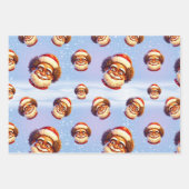 Afro-Amerikaans kerstcadeaupapier Inpakpapier Vel (Voorkant)