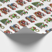 Afro-Amerikaans kerstinpakpapier Cadeaupapier (Hoek)