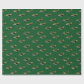 Afro-Amerikaans kerstpapier Cadeaupapier (Vlak)