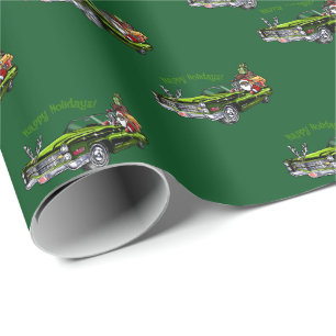 Afro-Amerikaans kerstpapier Cadeaupapier