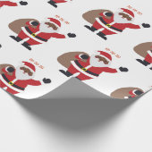 Afro-Amerikaans kerstpapier Cadeaupapier (Hoek)