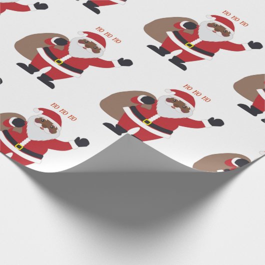 Afro-Amerikaans kerstpapier Cadeaupapier (Hoek)