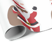 Afro-Amerikaans kerstpapier Cadeaupapier (Rol Hoek)