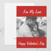 AFRO-AMERIKAANS KOPPEL VALENTIJNSDAG FEESTDAGENKAART (Voorkant / Achterkant)