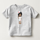 Afro-Amerikaans meisje, Schattig meisje, Verpleegs Kinder Shirts (Voorkant)