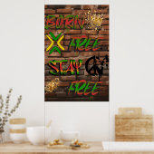 Afro-Amerikaans Poster voor Vrijheid en Gelijkheid (Keuken)