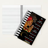 Afro-Amerikaans Spiral Note Book Notitieboek (Binnen)