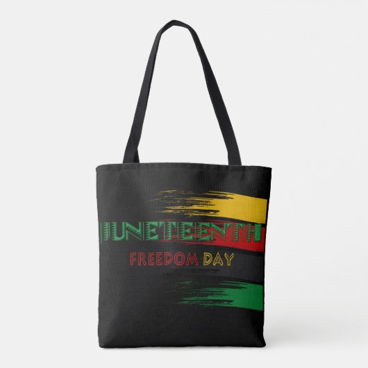 Afro-Amerikaans Tote Bag (Achterkant)