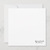 Afro-Amerikaans Victoriaans plat Wenskaart (Achterkant)