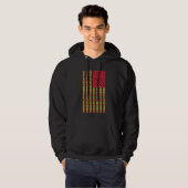 Afro-Amerikaans Vlag T-shirt (Voorkant volledig)
