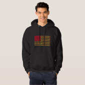 Afro-Amerikaans Vlag T-shirt (Voorkant volledig)