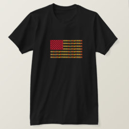 Afro-Amerikaans Vlag T-shirt