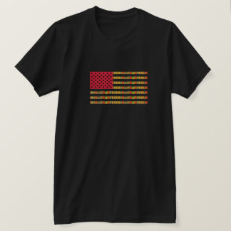 Afro-Amerikaans Vlag T-shirt