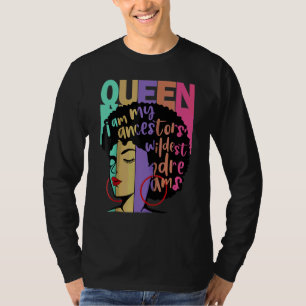 Afro-Amerikaans voor Oplettende Sterke Zwarte Vrou T-shirt