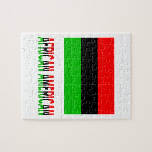 Afro-Amerikaans & Woorden Legpuzzel (Horizontaal)