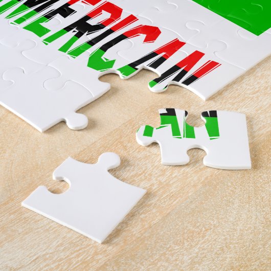 Afro-Amerikaans & Woorden Legpuzzel (Zijkant)