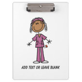 Afro-Amerikaans zurenklembord Klembord (Voorkant)