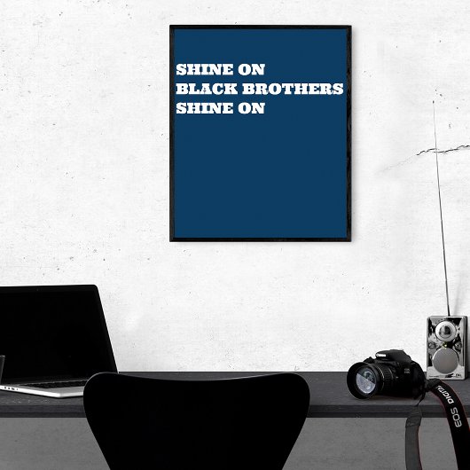 Afro-Amerikaans (zwart) Motiverend  Poster