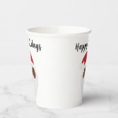 Afro-Amerikaans Zwart Sinterklaas Papier Cups Papieren Bekers (Links)