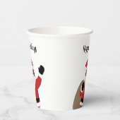 Afro-Amerikaans Zwart Sinterklaas Papier Cups Papieren Bekers (Links)