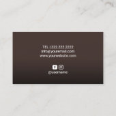 Afro-Amerikaans Zwart Vrouwen Schoonheid Salon Spa Visitekaartje (Achterkant)