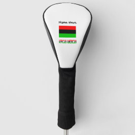 Afro-Amerikaanse Afrikaanse Diaspora Vlag Personal Golfheadcover